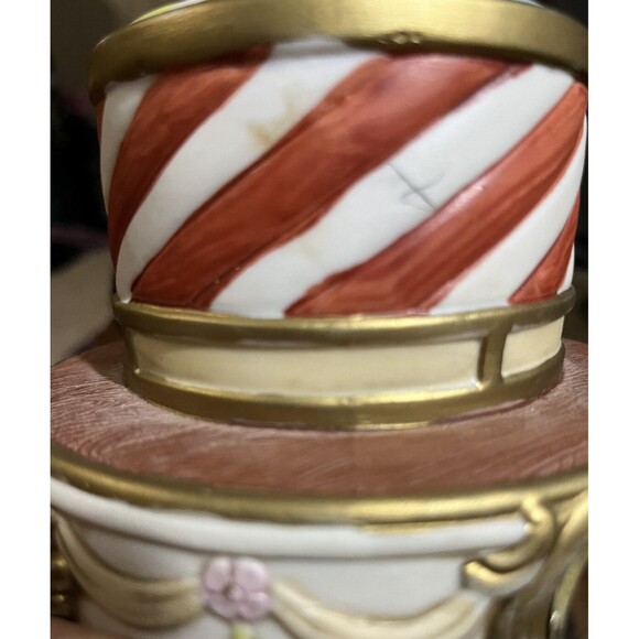 Lefton China Carousel Horse Music Box Hand Painted Vintage 80s Collectible VIDEO - Picture 7 of 8